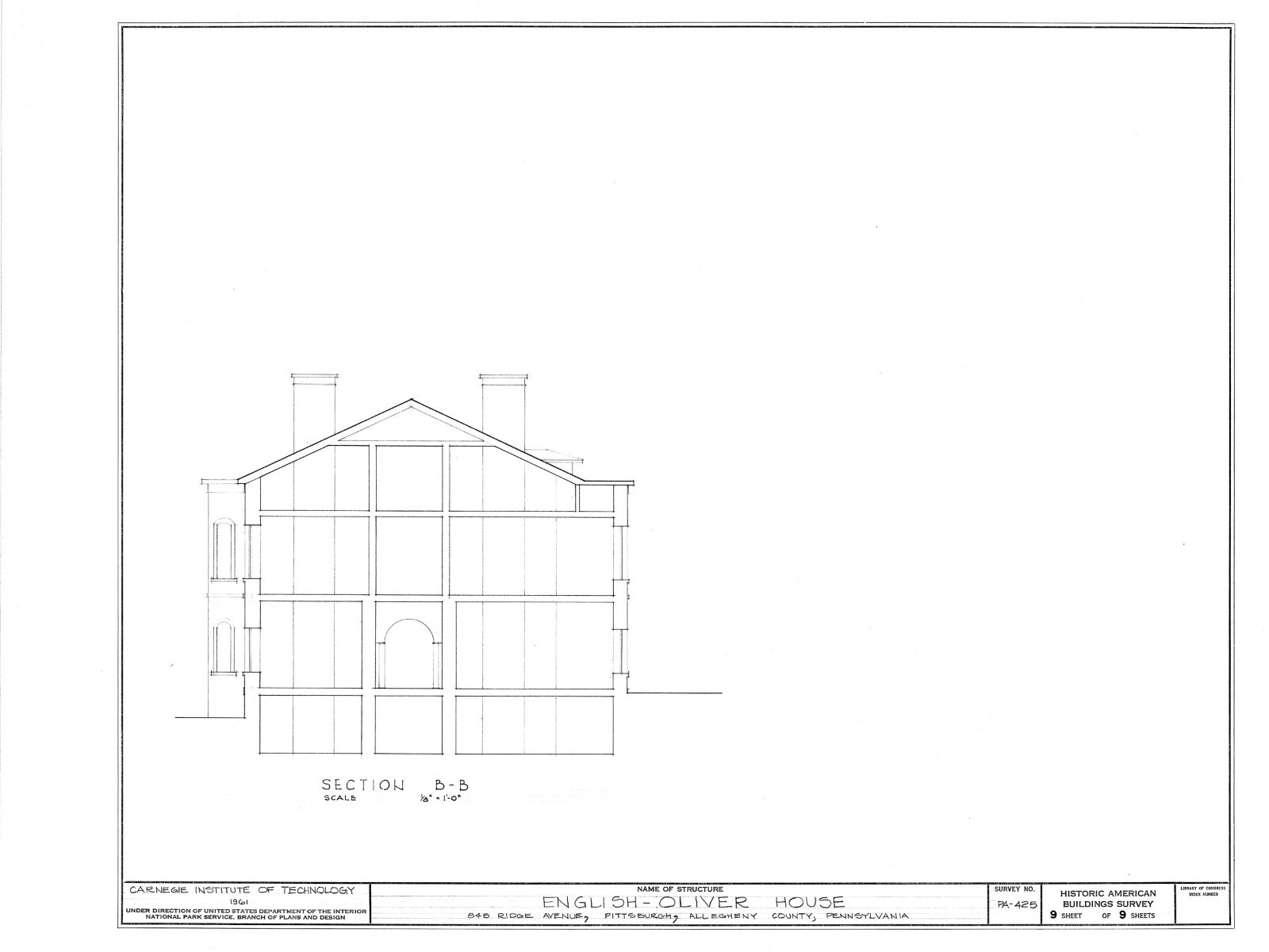 Historic house plans, Victorian Romanesque Mansion, architectural drawings