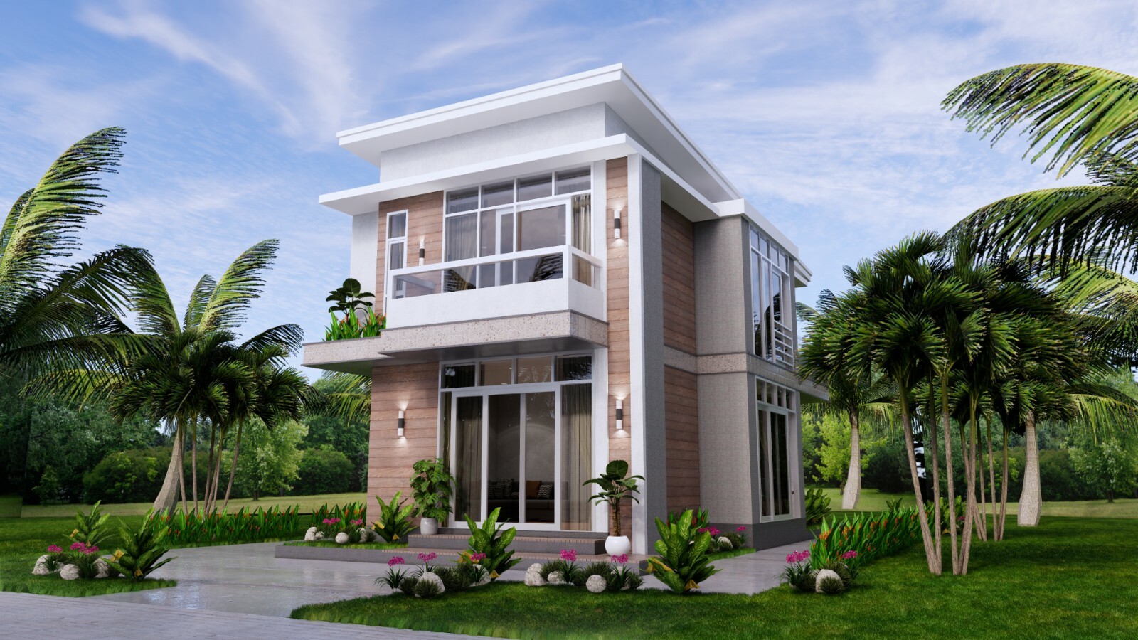 Small House Plan 6.7×10.8 meter 2 Beds PDF Full Plans (A4 Hard Copy)