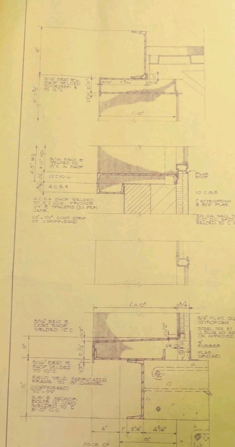 Vintag Vellum Siite Plans, Elevation Etc For 1963 Lot In Canal Fulton Oh