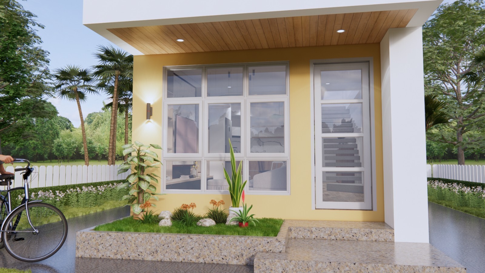 13×26 Small House Plan 4×8 Meter 2 Bedrooms 1 Bath Shed Roof PDF & A4 Hard Copy