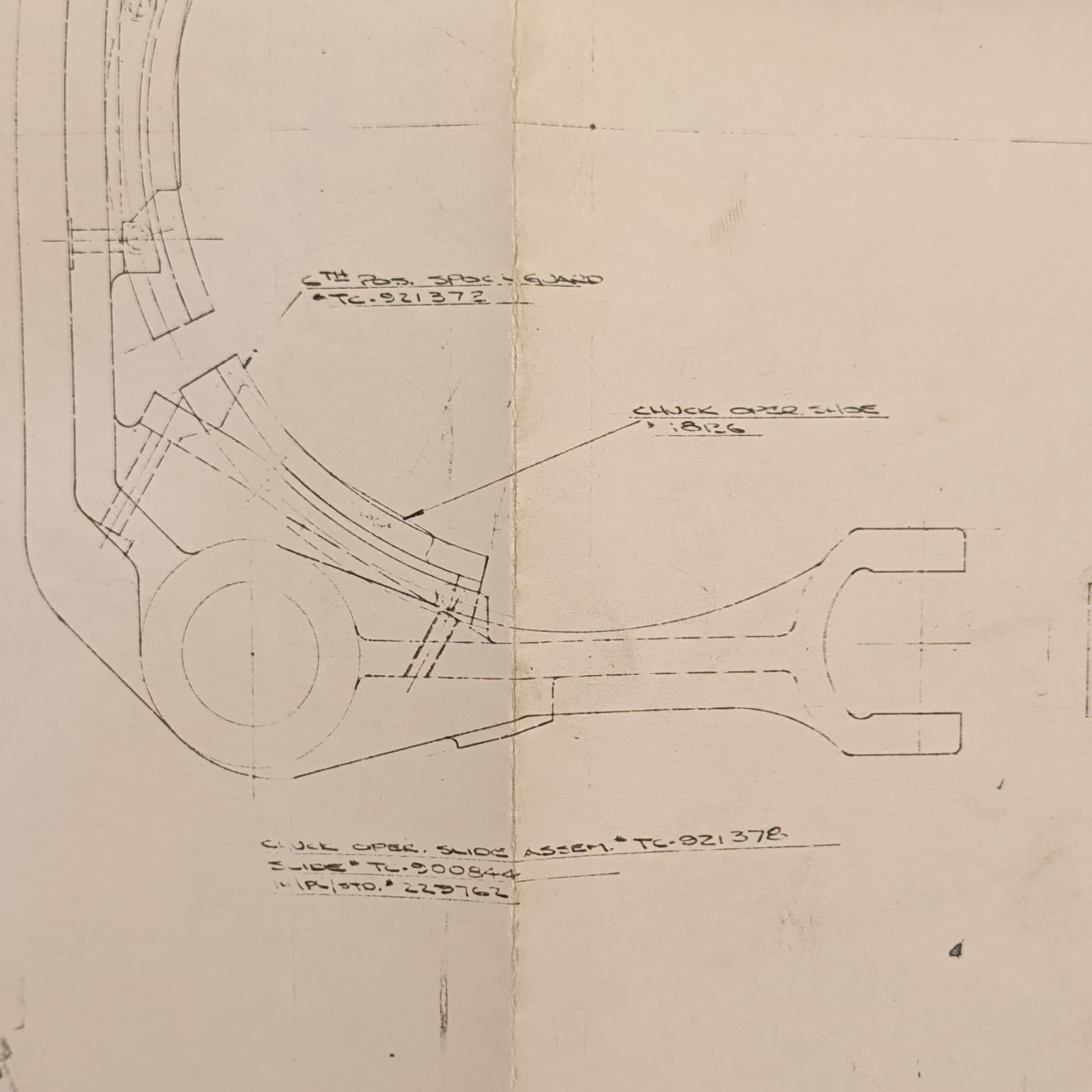 VINCO Vintage Mechanical Engineering Drawing, 1976