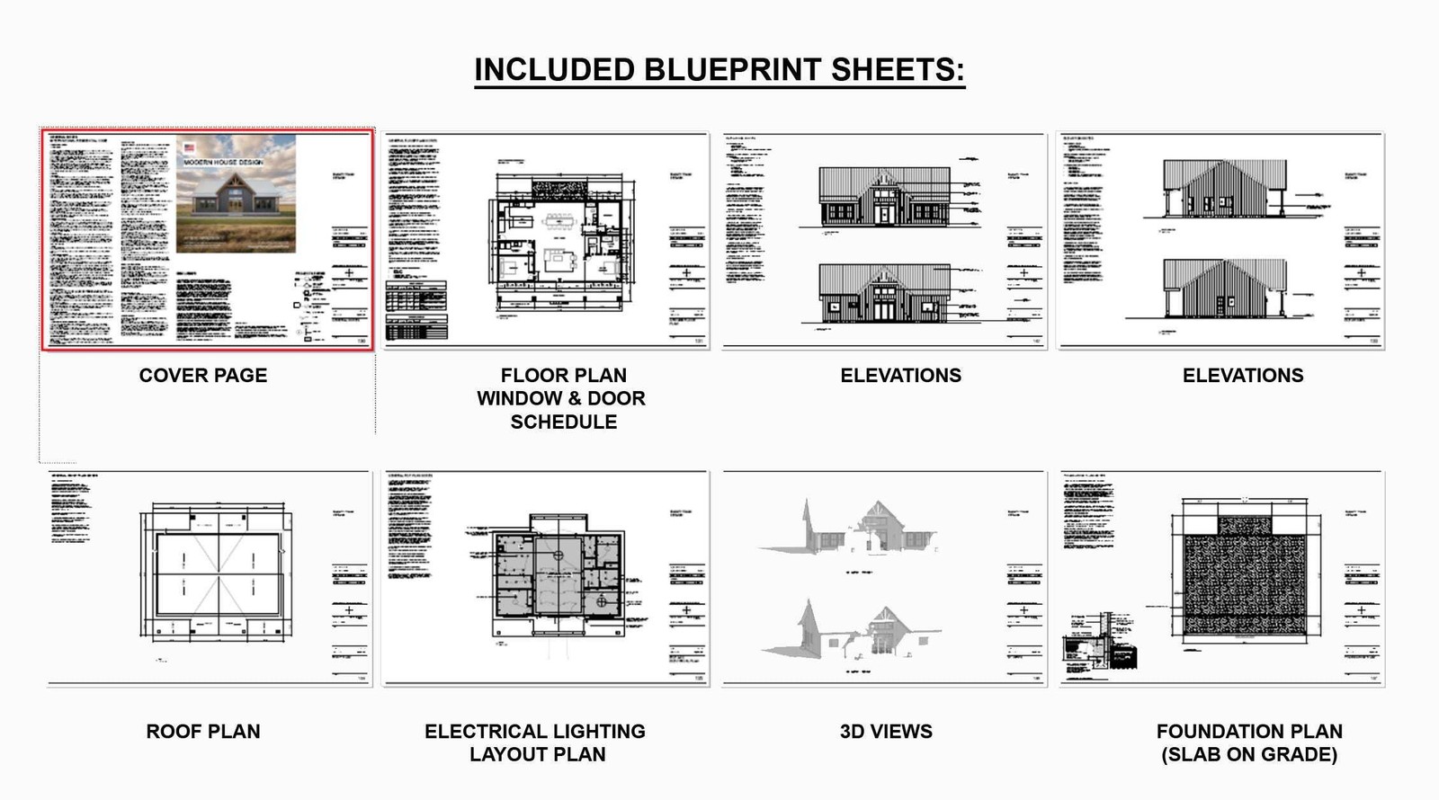Bold Birch Barndominium Modern House Open Plan Design 54 x 36 – 3 Bed 2 Bath – D
