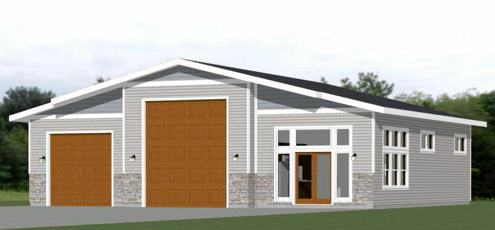 50×48 1-RV 1-Car Garage 2 Br 1.5 Ba – PDF FloorPlan – 2,274 sqft – Model 5D