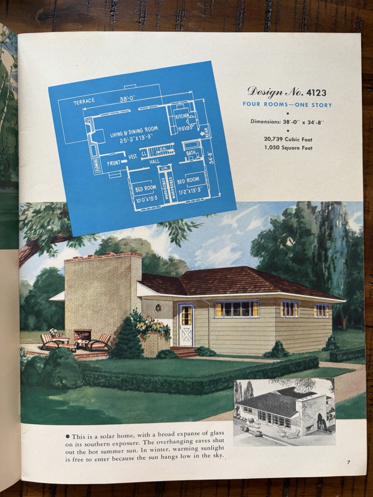 Vintage 1949 MCM Mid Century Home Designs House Plans Designs Catalog