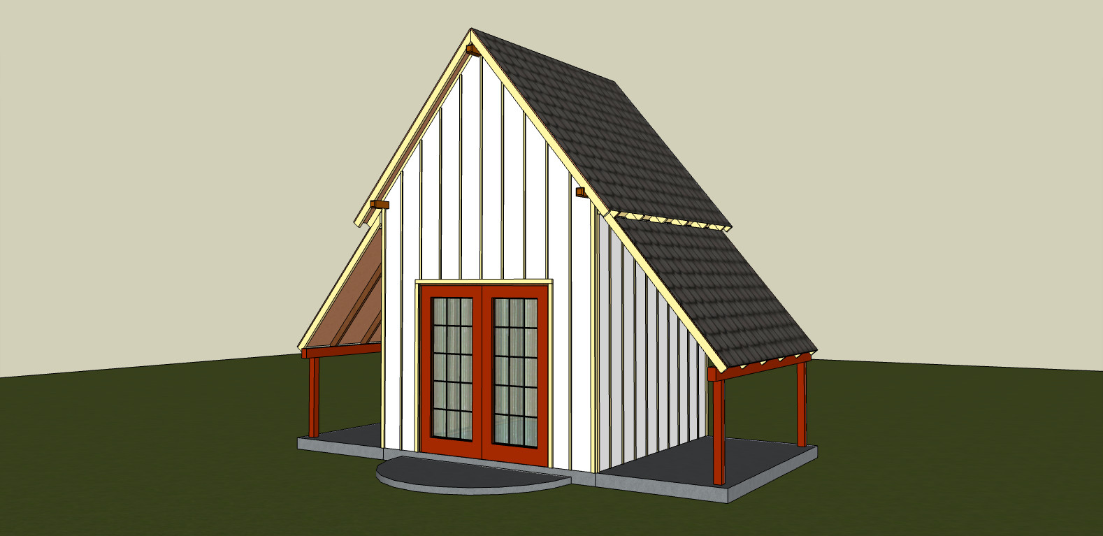 Garden Tool Shed 10ft x 10ft Project Plans, blueprints, lumber list -PDF