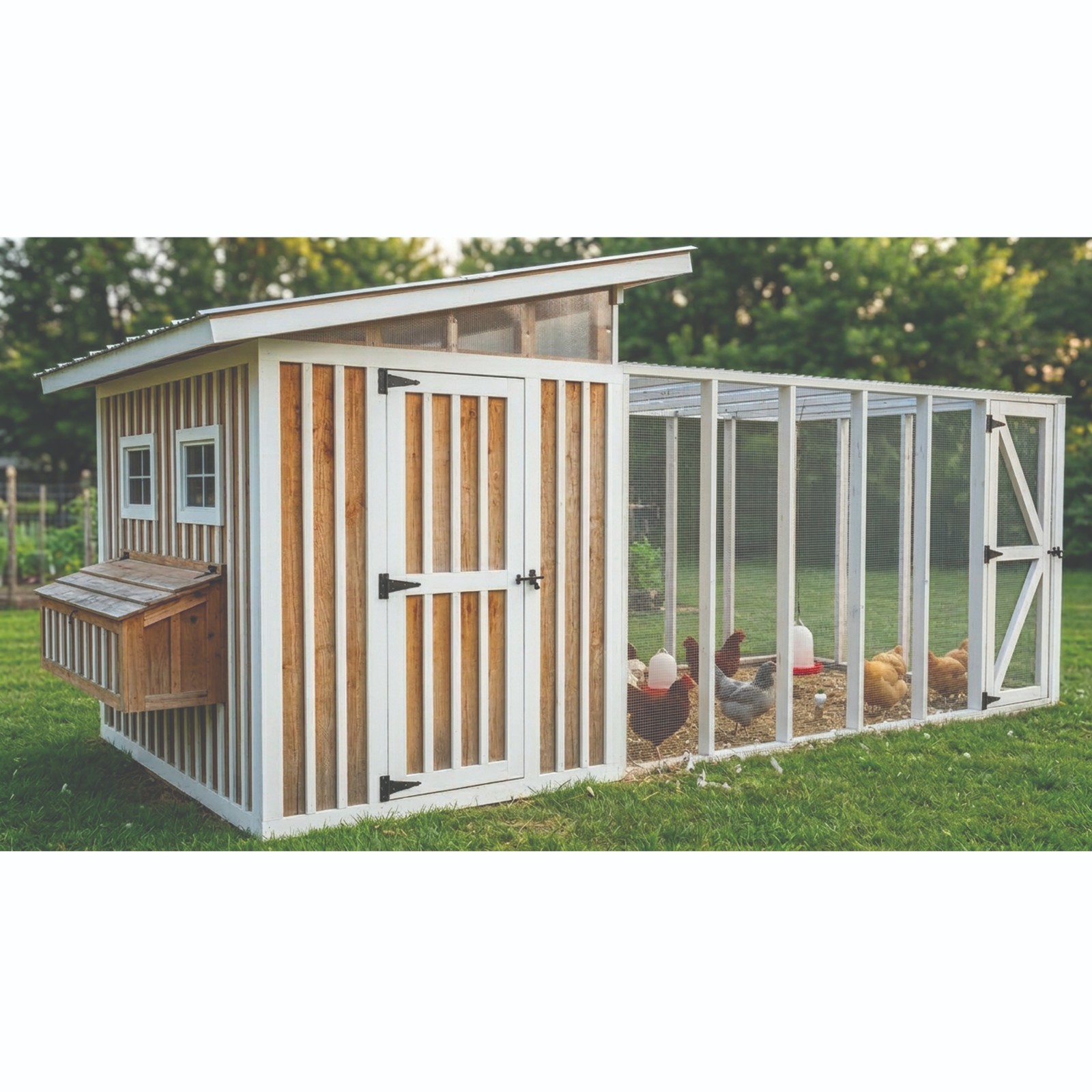 8×18 chicken coop building plans – Digital Download – No physical item