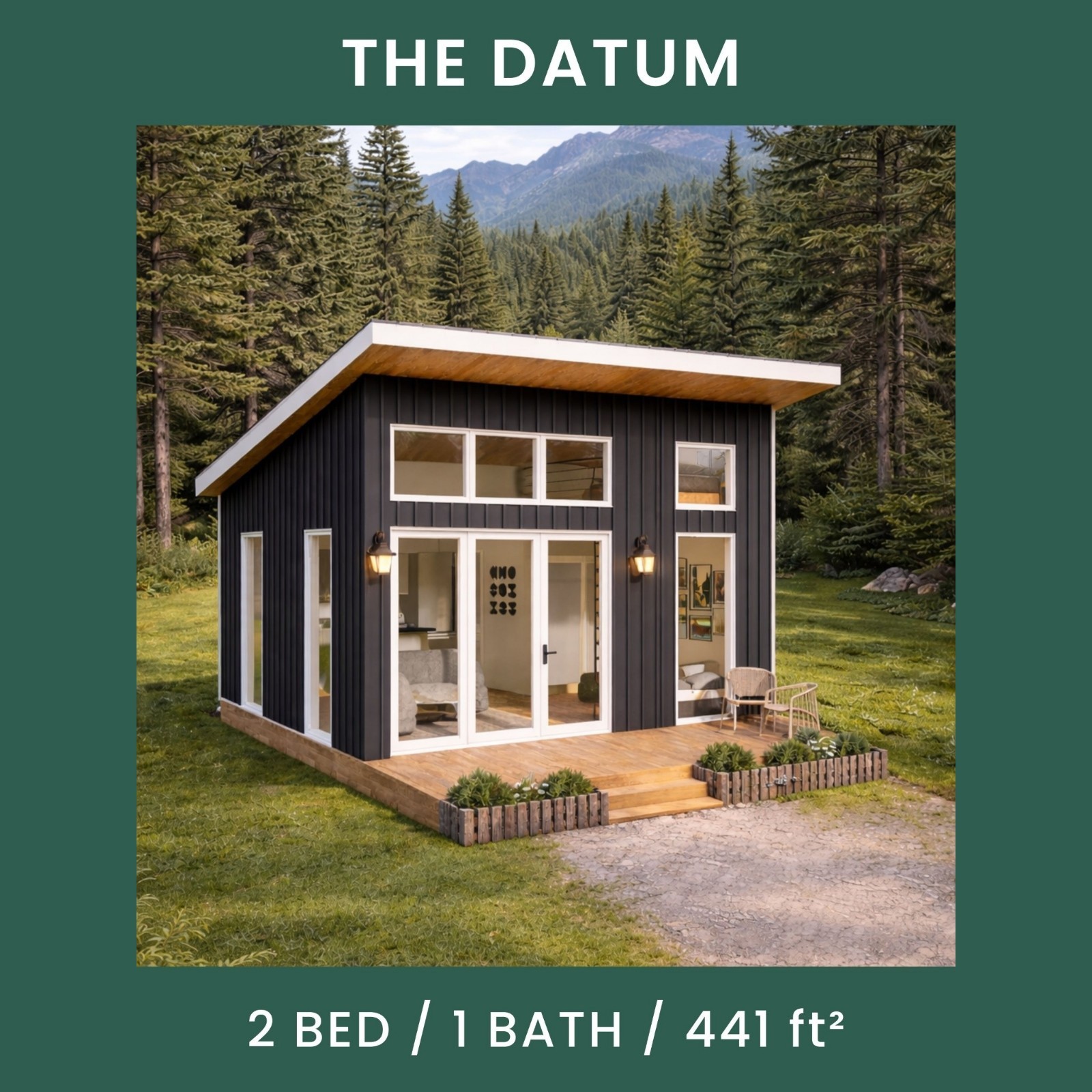 The Datum Tiny House Blueprint Set (CAD File + Materials List)