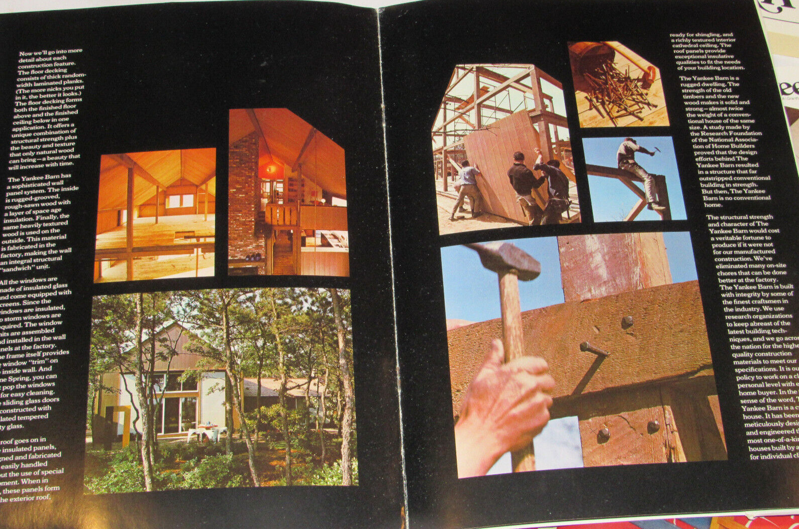 VINTAGE 1976 YANKEE BARN HOMES LAYOUTS/SPECS/PRICES/BROCHURES! PICTURES! 5MODELS