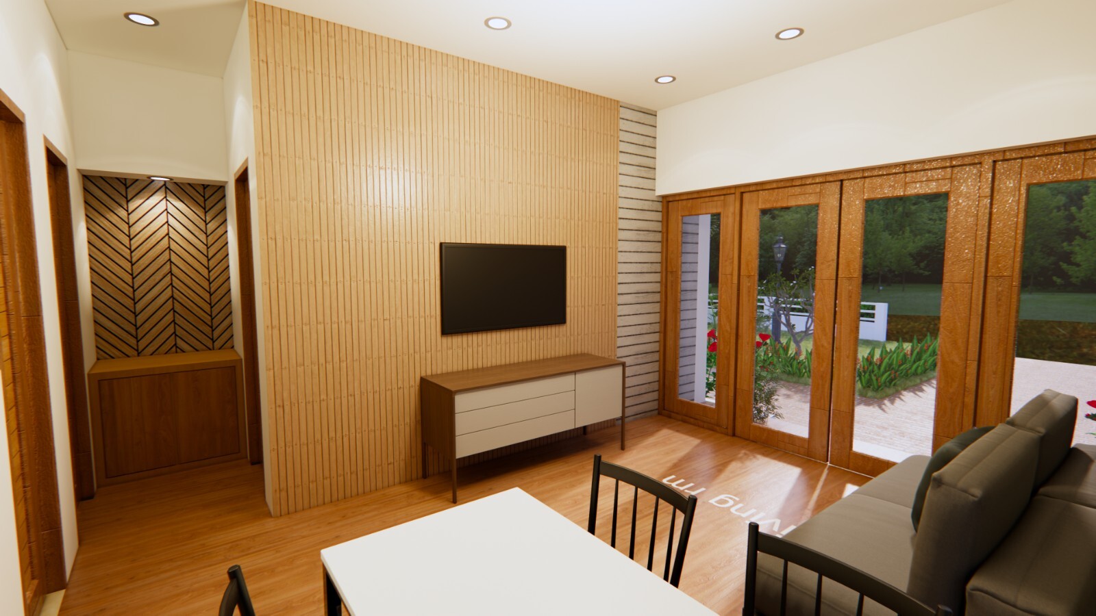 23×23 Small House Design 7×7 Meter Gable Roof 1 Bed 1 Bath (A4 Hard Copy)