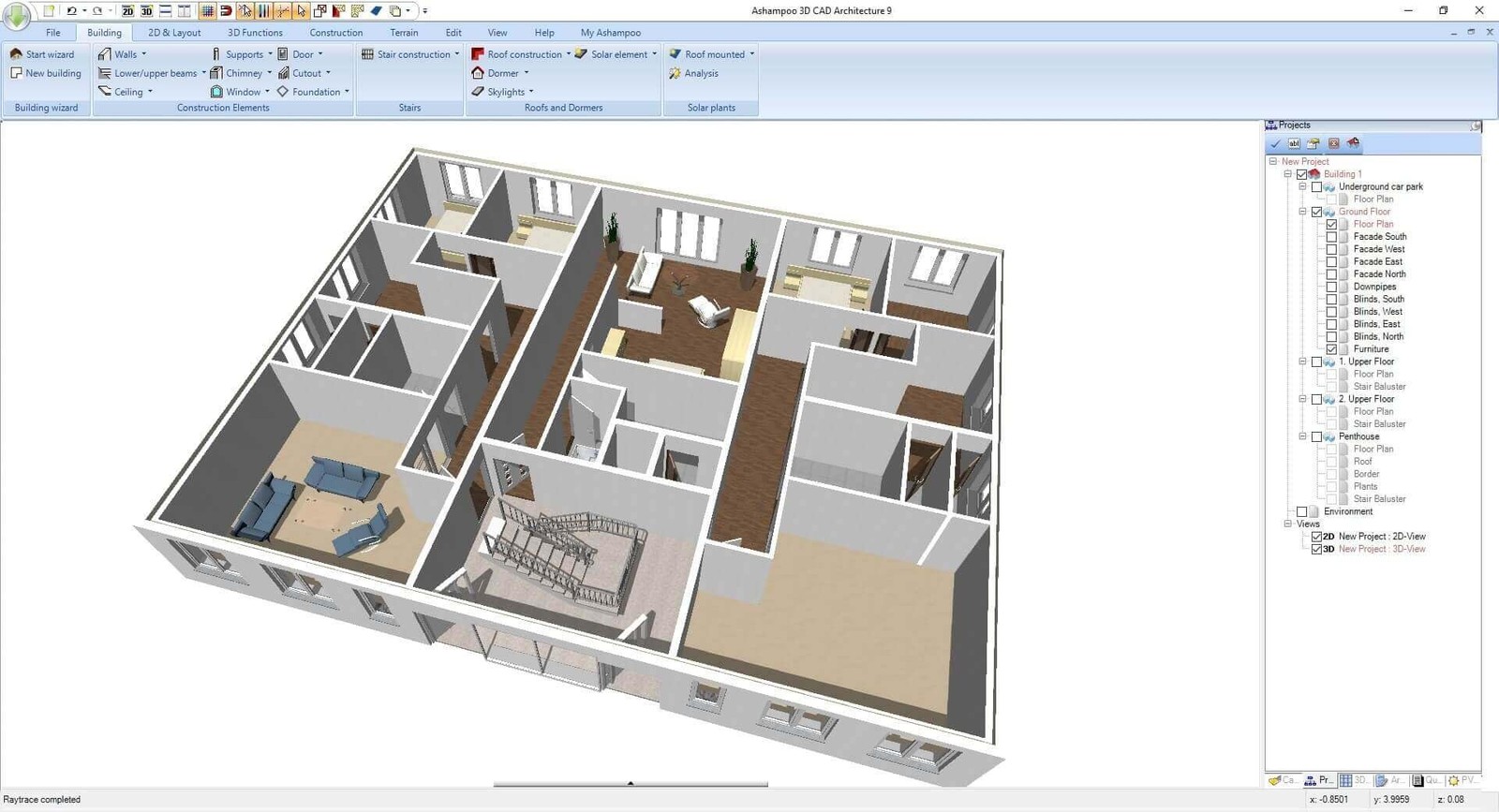 3­D CAD Architecture 14 – 3D home planner for floor plans, rooms, roofs for…