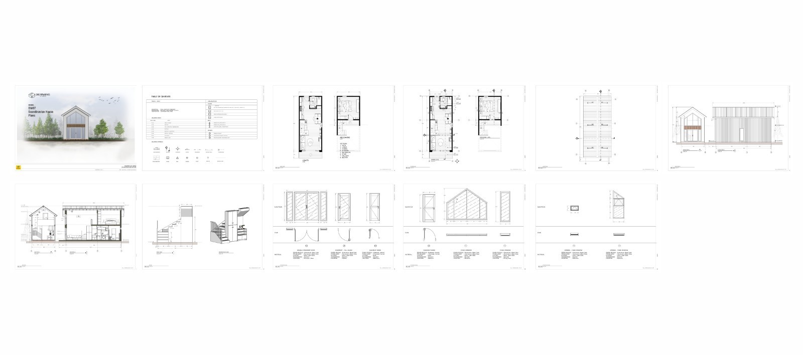 Modern Tiny House with Mezzanine 4×9 Meters | 1 Bedroom | Houseplan
