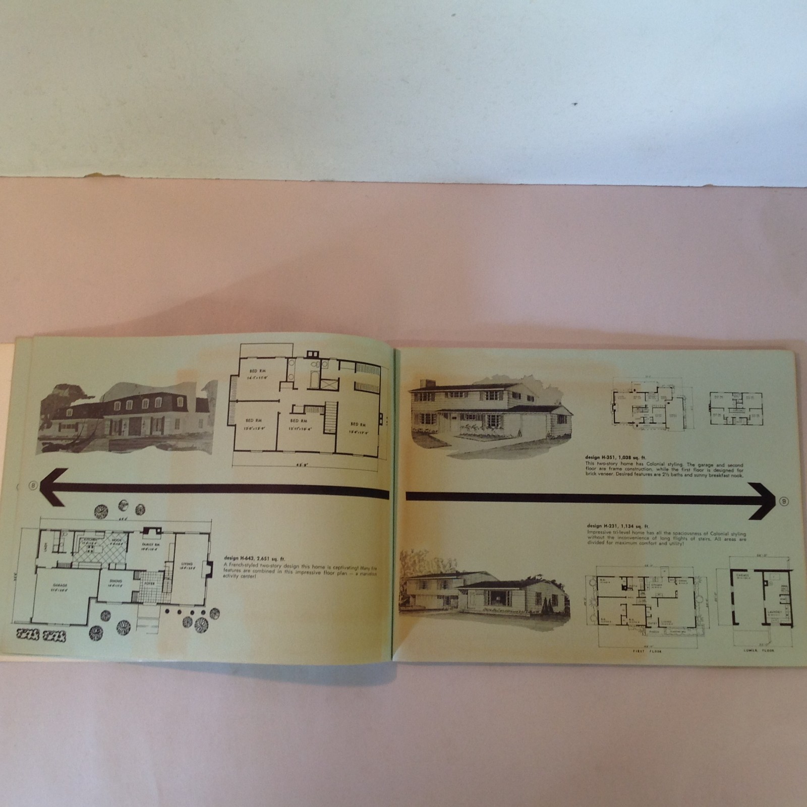 Vintage 1950’s-60’s The Detroit News Parade of Homes 92 Home Designs Booklet MI
