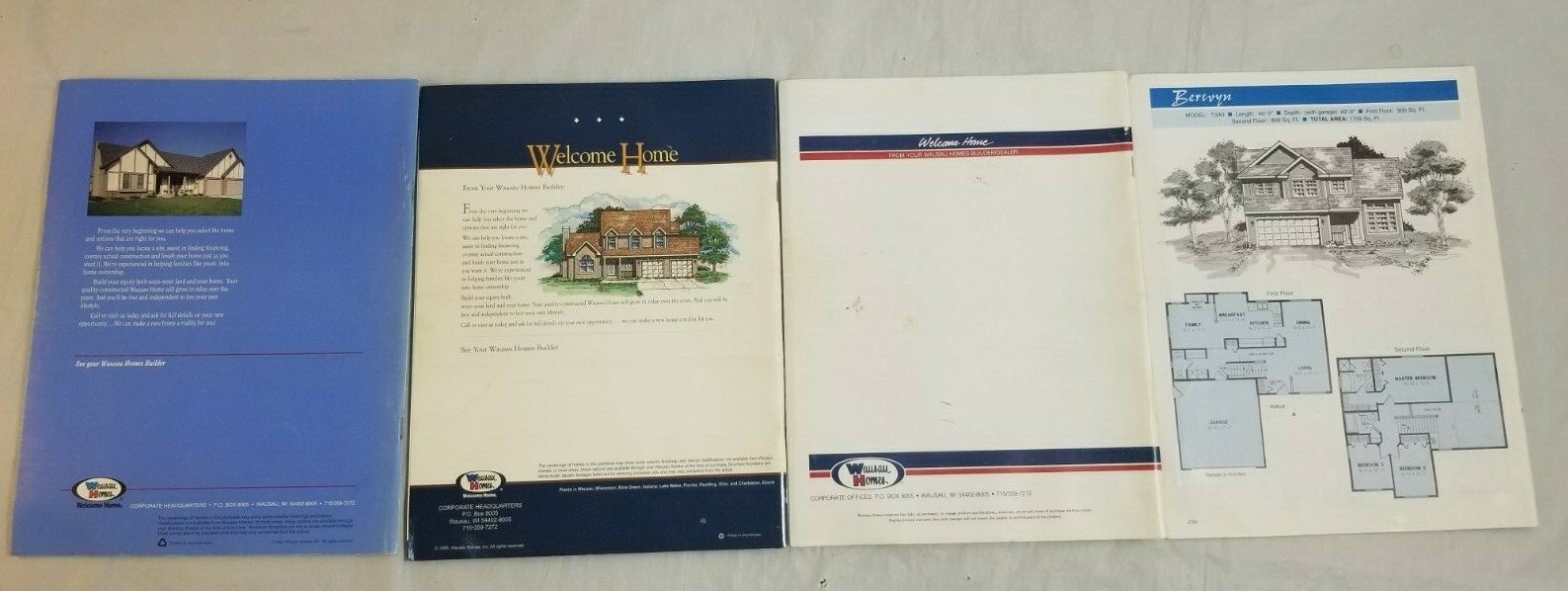 Lot of 4 AMERICAN DREAM SERIES From Wassau Homes Lot #6