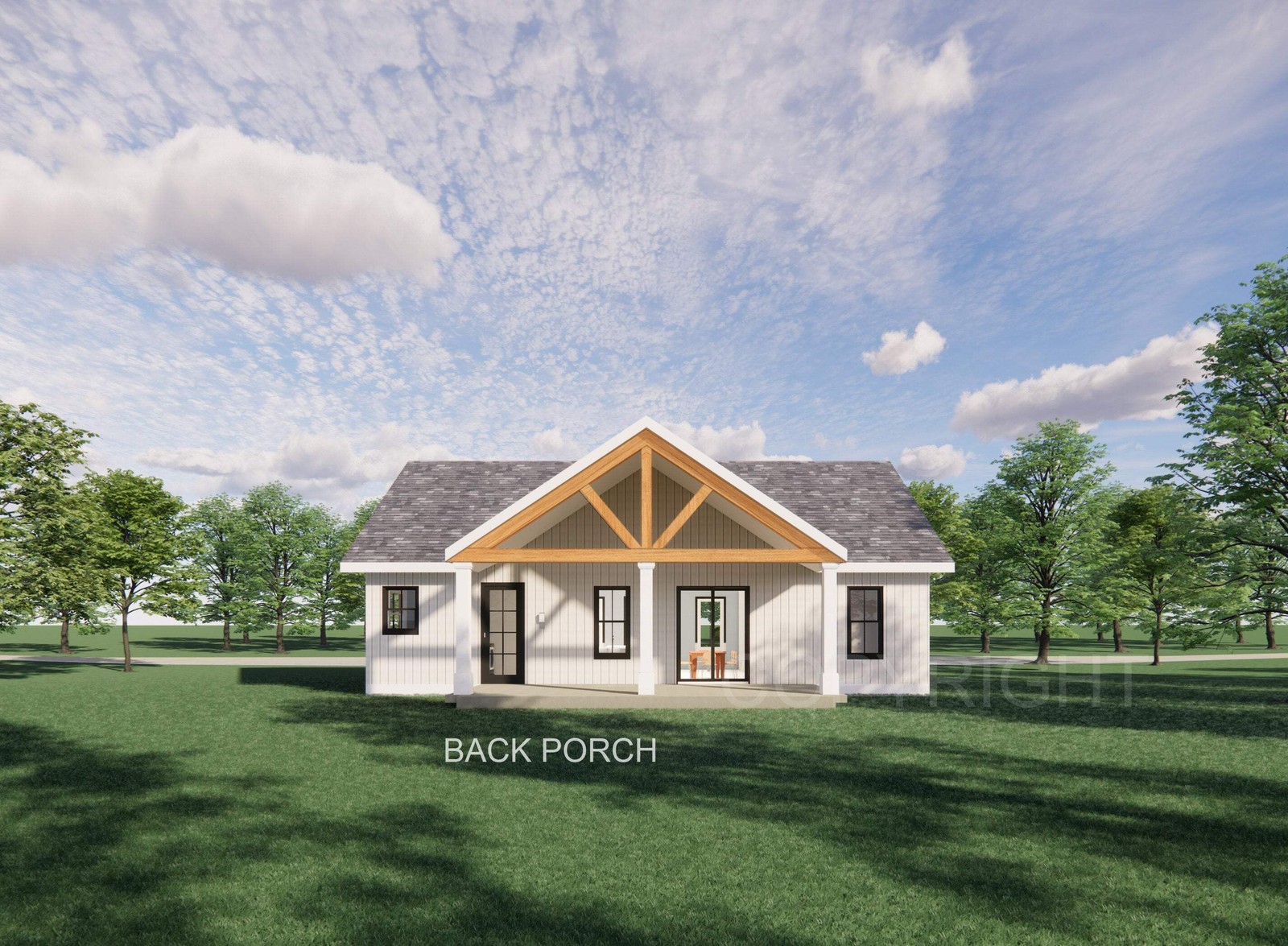 Cozy Cedar Springs Custom House Design – Modern Ranch Farmhouse 1200 Square Feet
