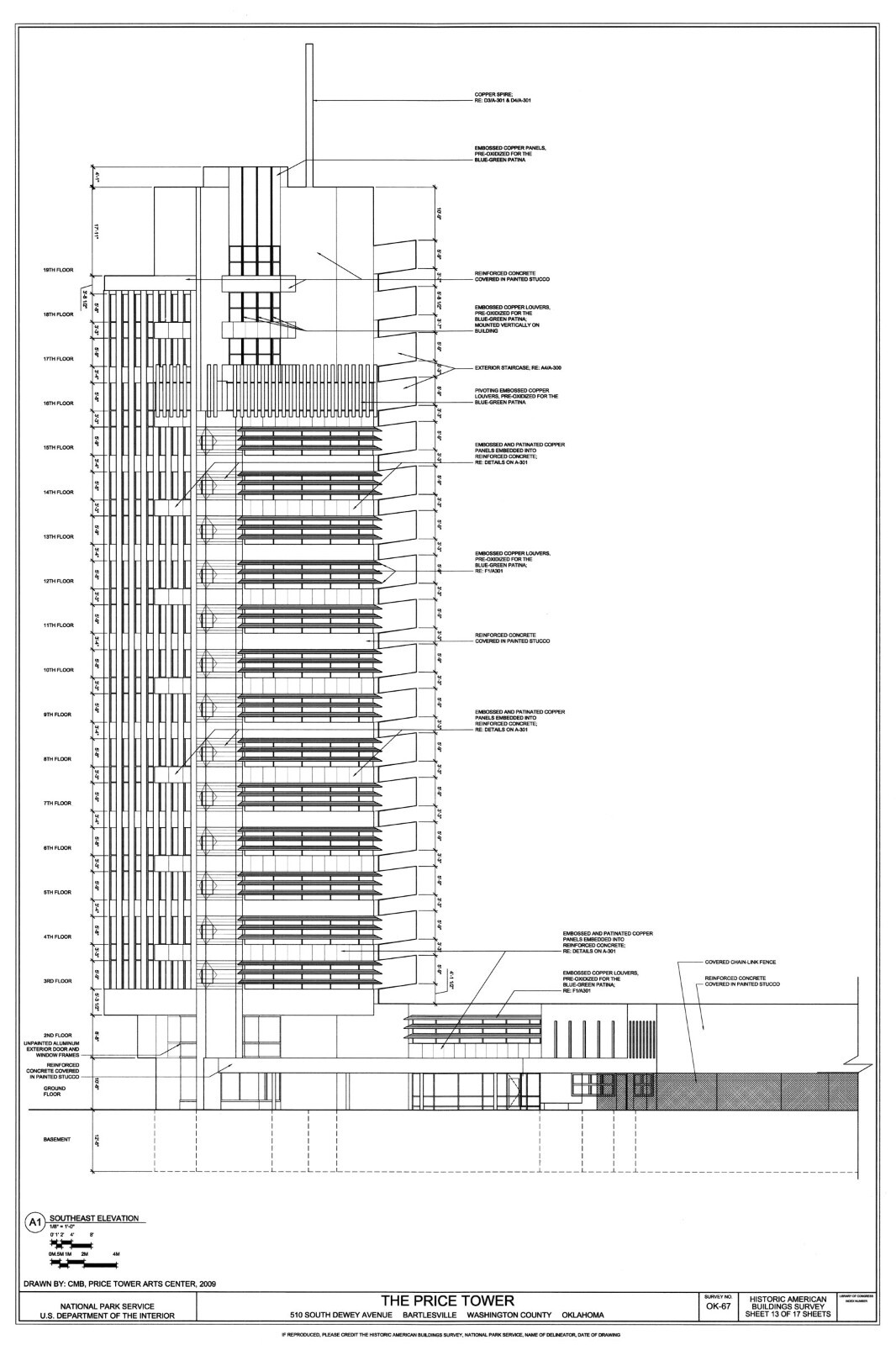 Frank Lloyd Wright’s iconic Price Tower, groundbreaking skyscraper design