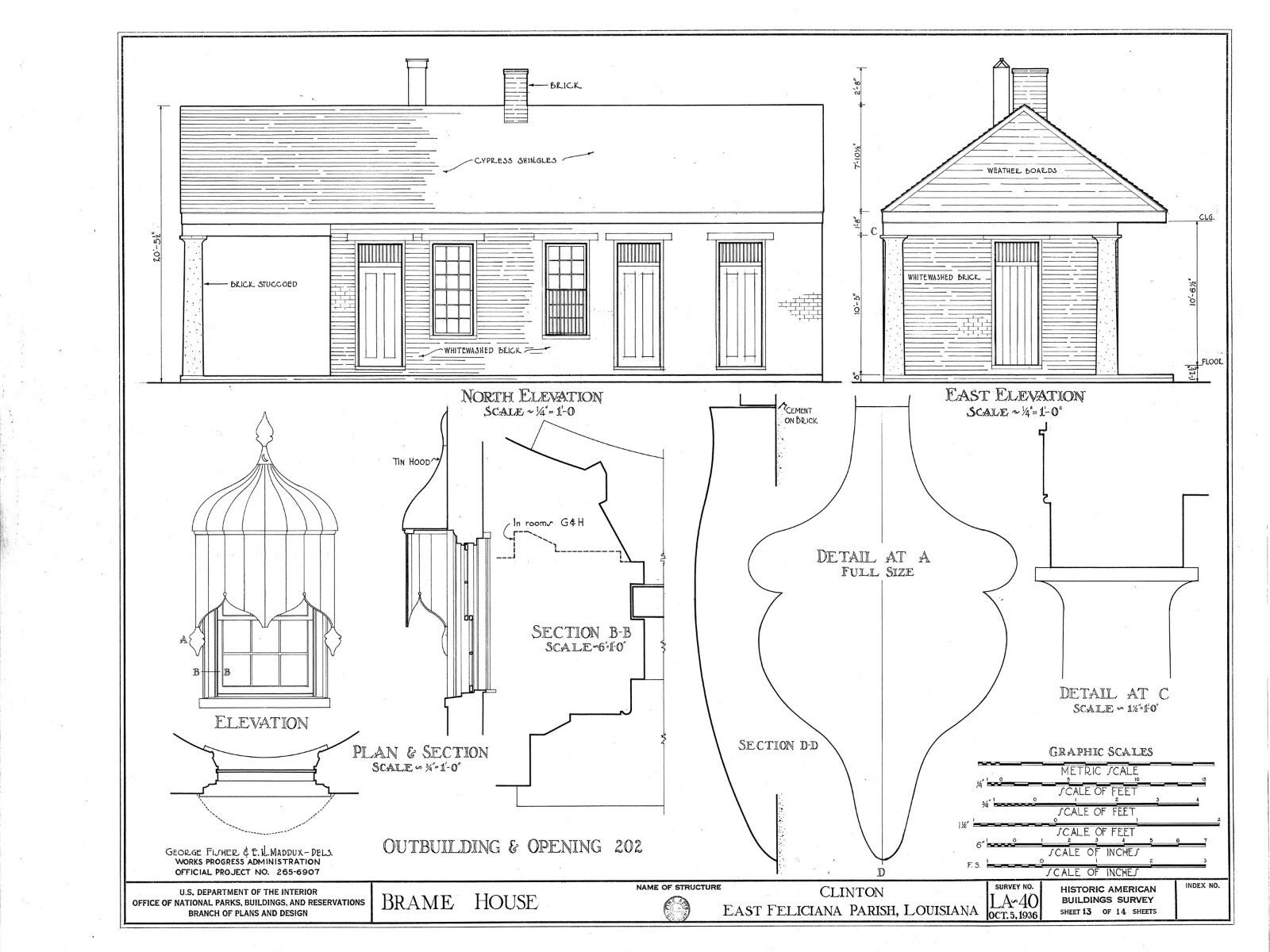Architectural House Plans, Southern Style Antebellum country home w/ cottage