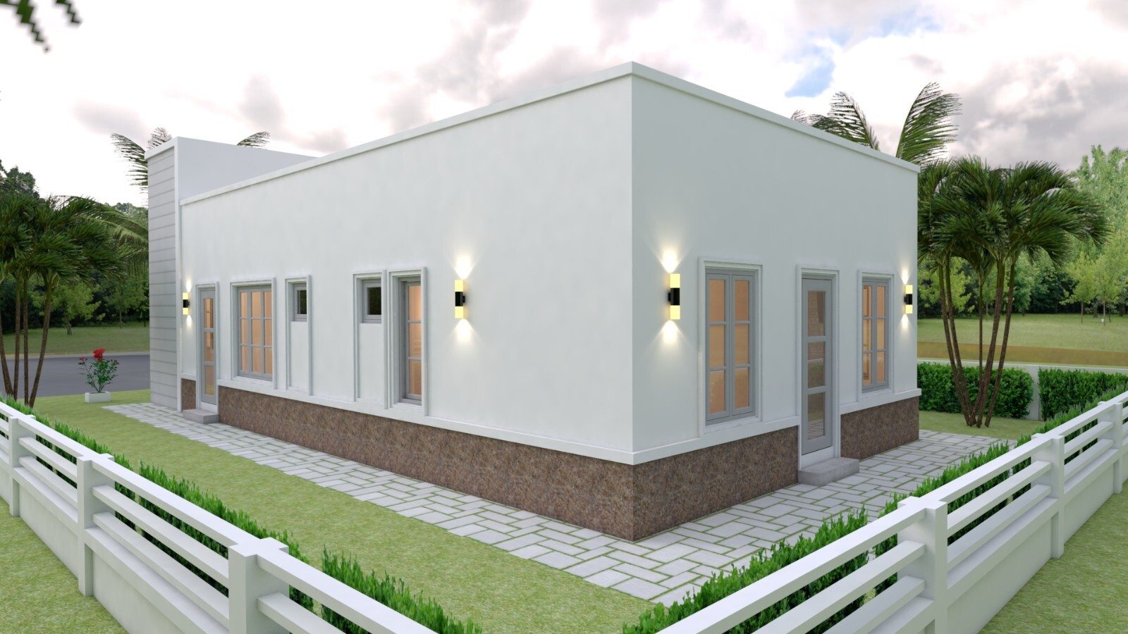23×46 Feet House Design Plan 7×14 Meter 3 Beds 2 Baths PDF & (A4 Hard Copy)