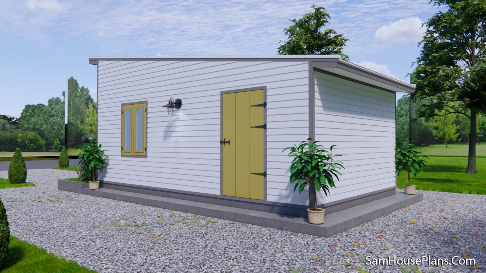 13×23 Garage Shed Roof 4×7 Meter 1 Car Shed Plan PDF Plans (A4 Hard Copy)