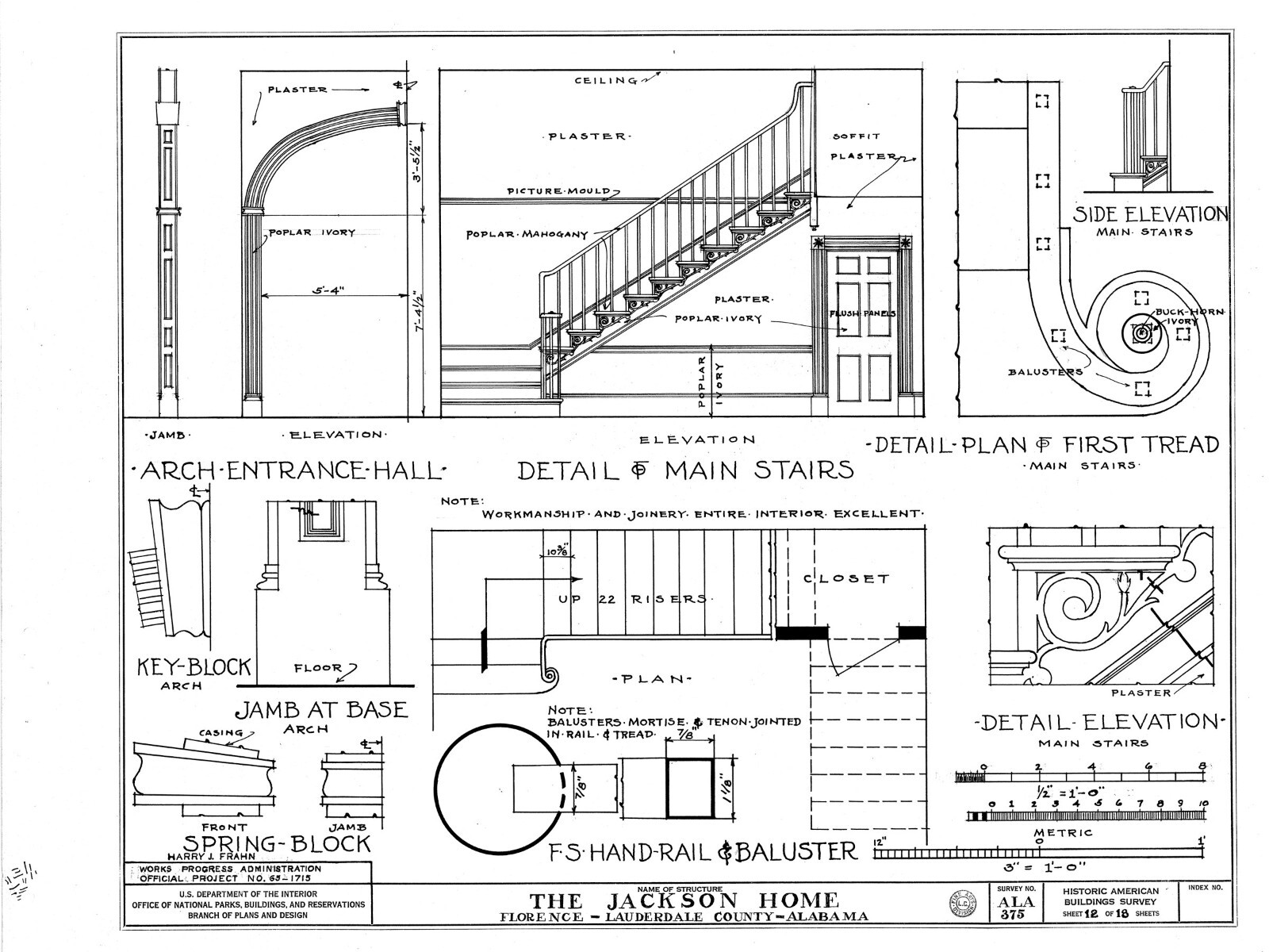 Architectural Home Plans, Historic Forks of Cypress Antebellum Mansion