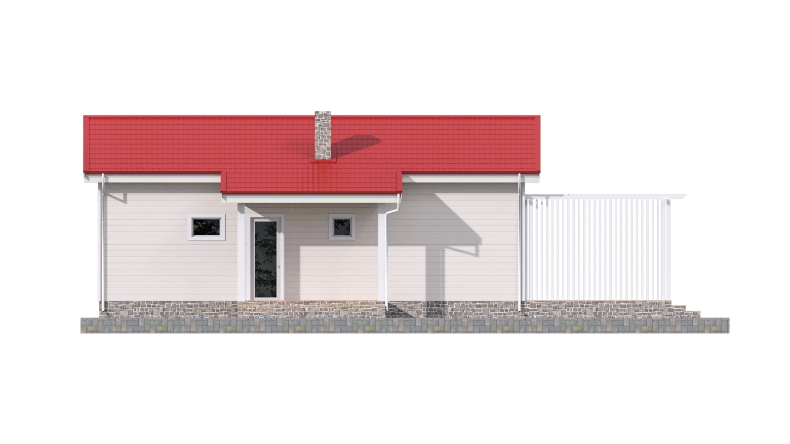 Charming Tiny House 1 Bed, 1 Bath, 701SF Architectural Build Plans PDF Download