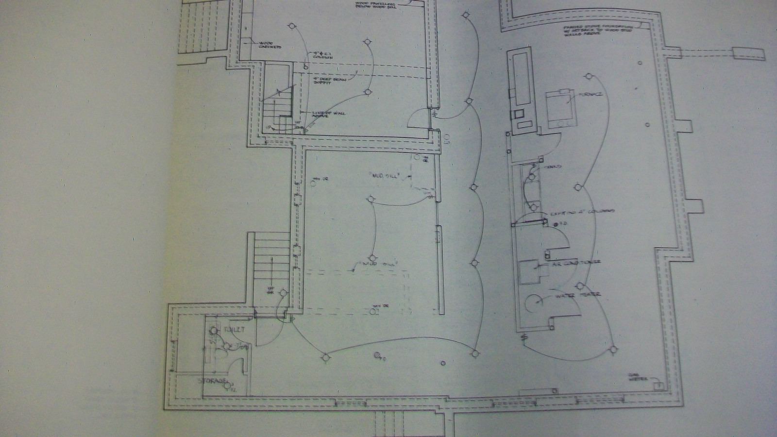 HILLS-DECARO FRANK LLOYD WRIGHT HOUSE, SET OF RESTORATION BLUEPRINTS from 1976
