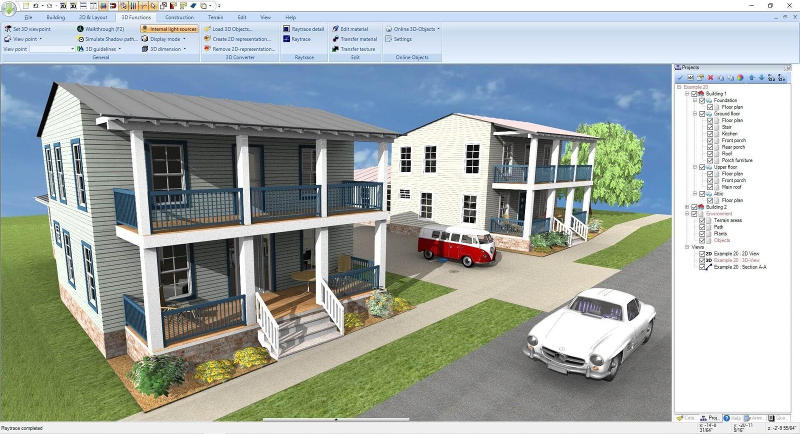 3­D CAD Architecture 14 – 3D home planner for floor plans, rooms, roofs for…