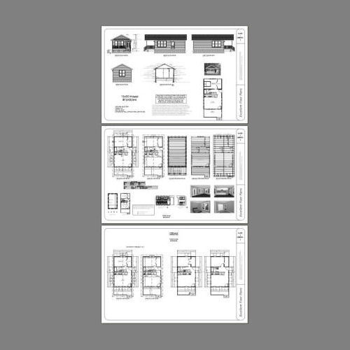 18×30 Tiny House — 540 sq ft — PDF Floor Plan – Model 5A