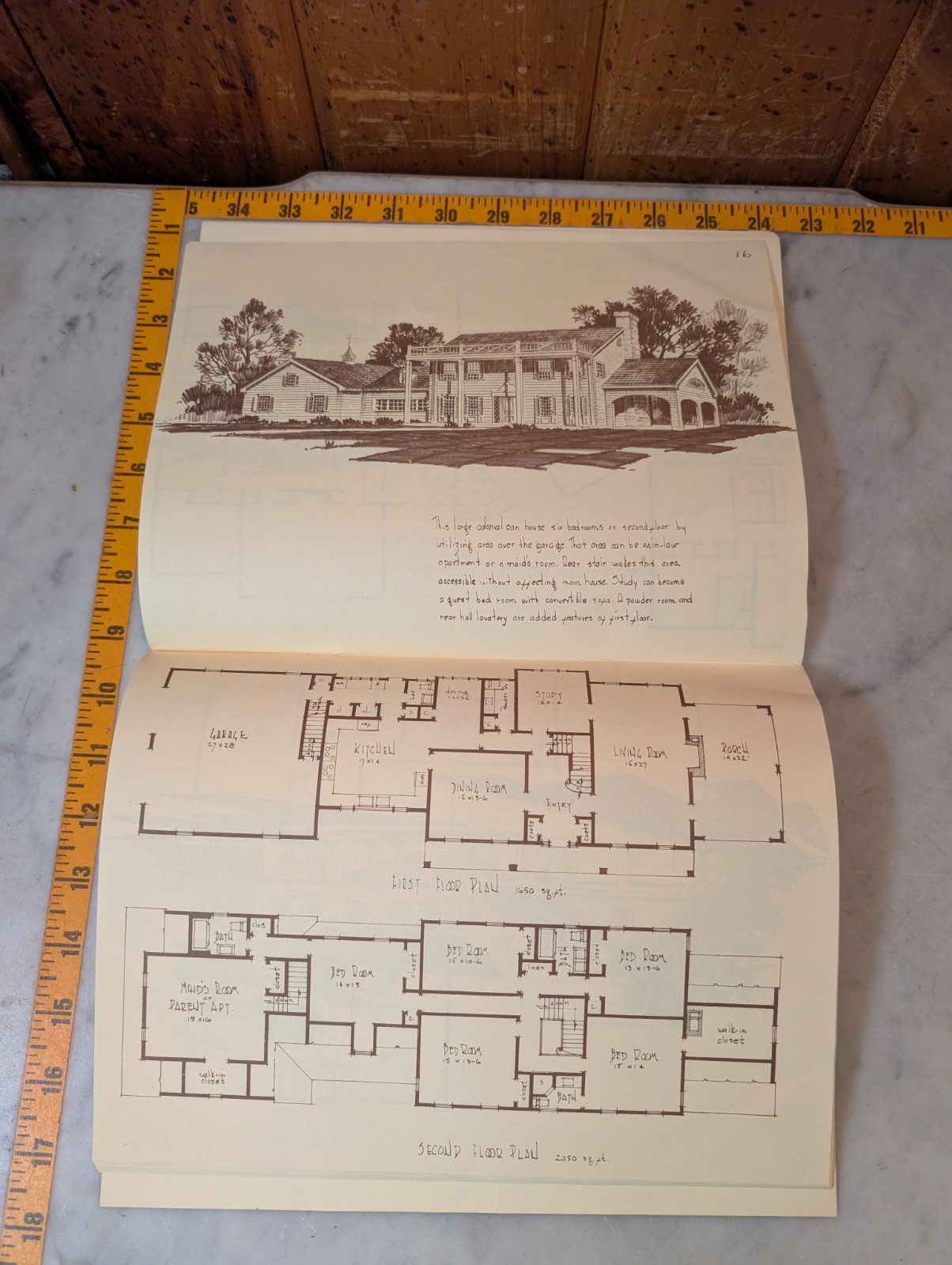 Old Colonial Homes From Connecticut Portfolio Of 24 Evan Pollitt Vintage Book