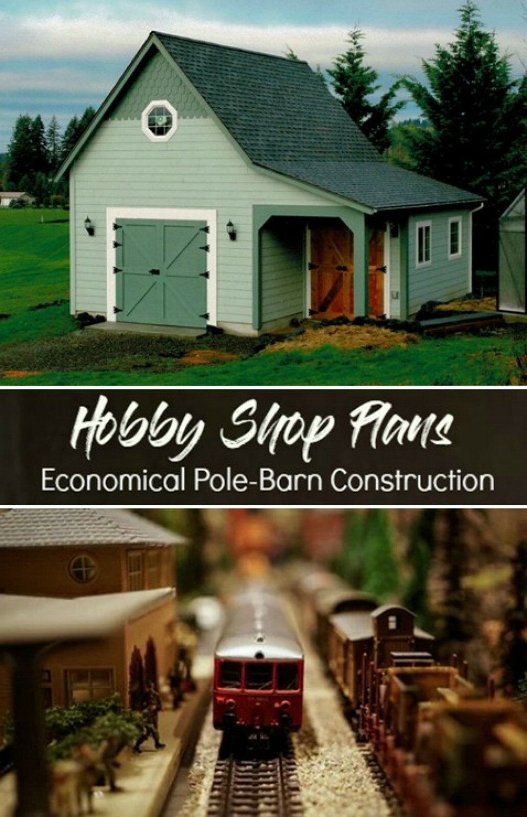 14 Hobby Barn Designs – Complete Pole-Barn Construction Plans (S2)