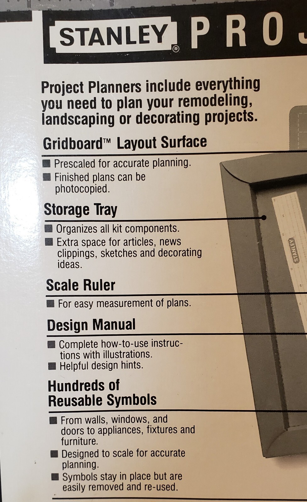 NEW Stanley Deck Designer Project Planner Sealed Layout Design 1998