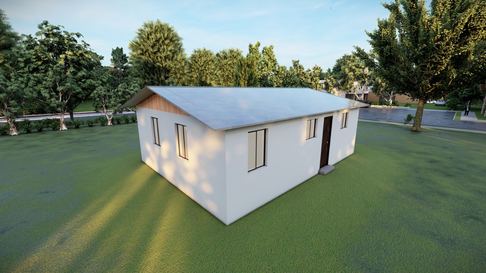 Tiny Home Plans 25’x33’ – 825 sqft Two Bedroom Bungalow Cabin – Design Plans