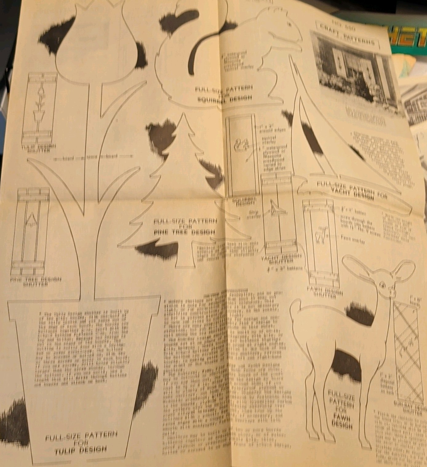 Craft Patterns Cabin & Cottage Packet Building Plans/Patterns