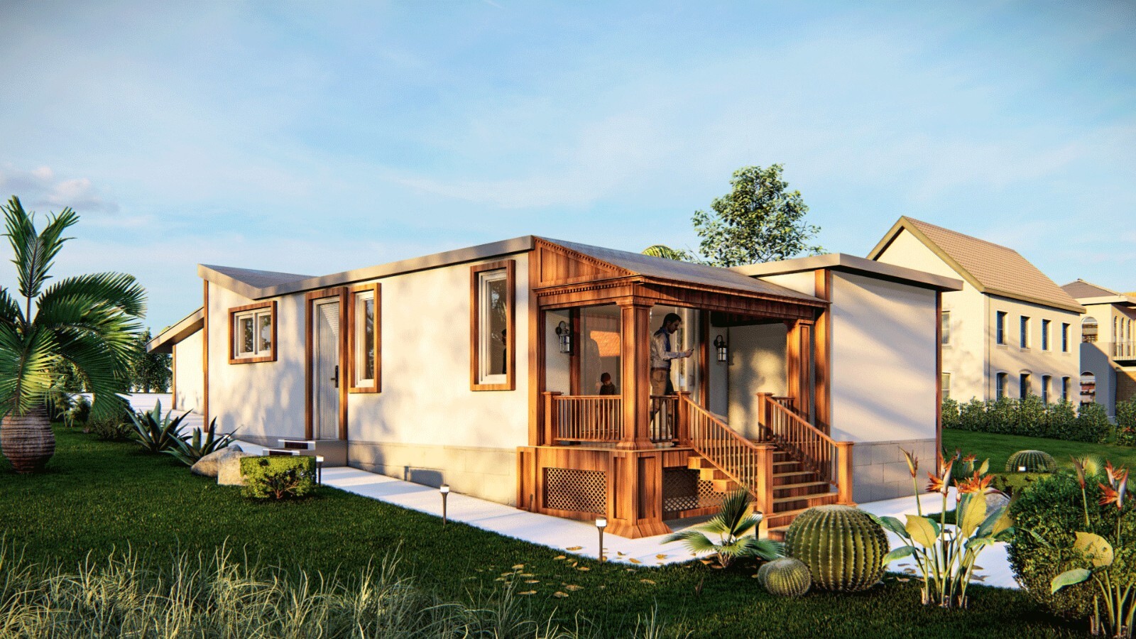 23×52’ Tiny Home Plans – 2 Bedrooms, 1 Bath