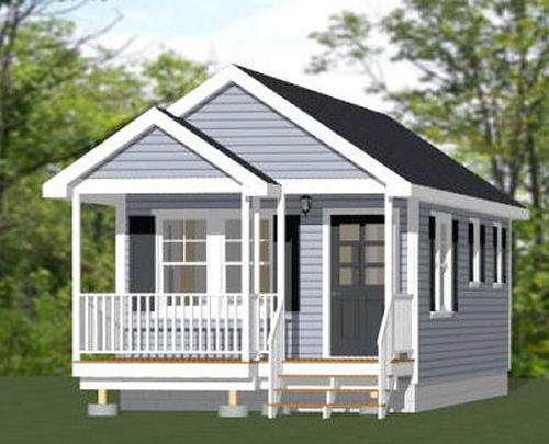 14×30 Tiny House — 419 sq ft — PDF FloorPlan — Model 1A