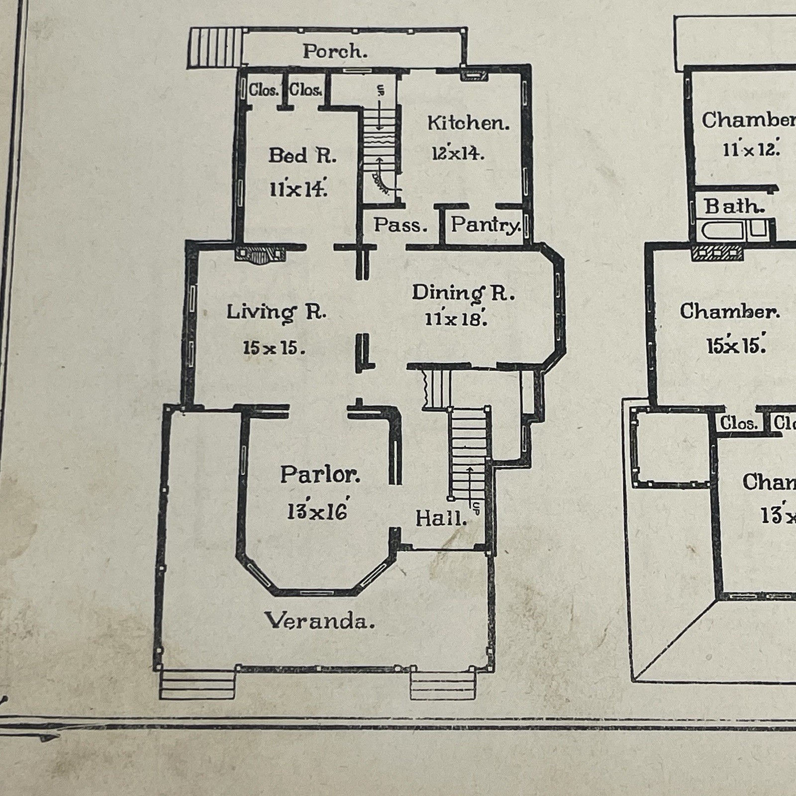 Antique Frame Cottage House Plans 1900 Floor Plans Architectural Designs