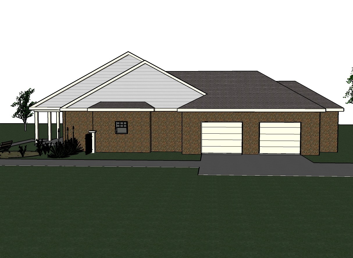 Abbigale 2161G 1 BRICK home, house plan 4 beds, 2.5 baths PDF