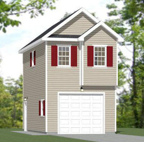 14×28 1-Car Garage — 791 sq ft — PDF Floor Plan — Model 3A
