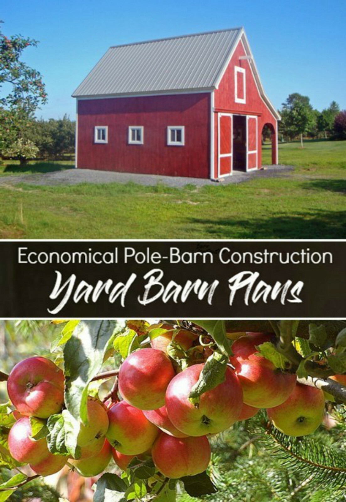 20 Yard Barn Designs – Complete Economical Pole-Barn Construction Plans (B9)