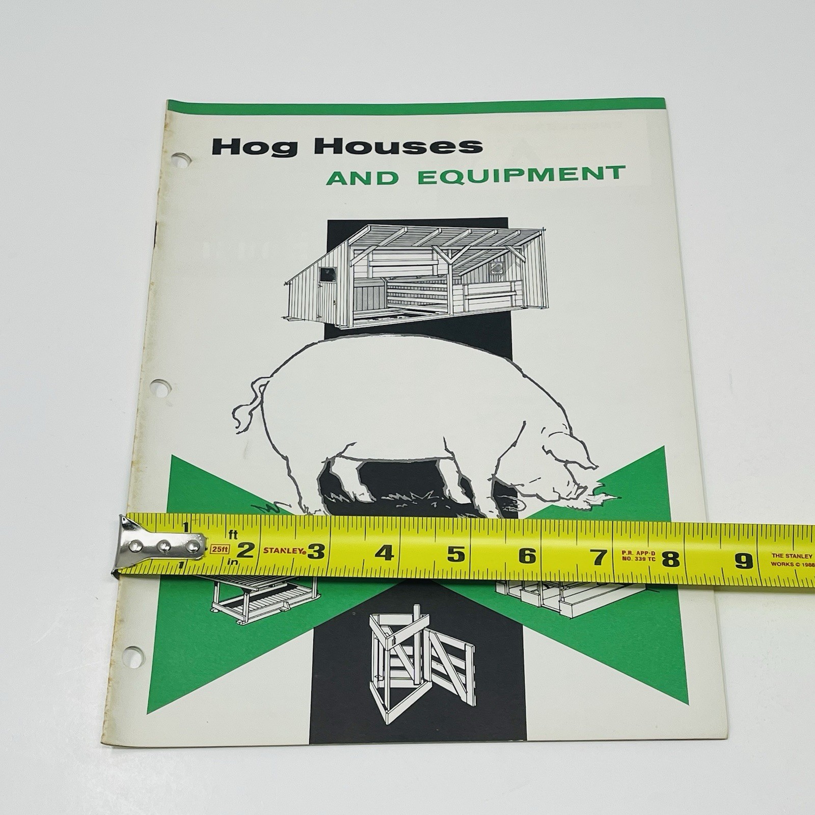 1960 Hog Houses And Equipment Garage Weyerhaeuser 4 Square Guide Manual Plans