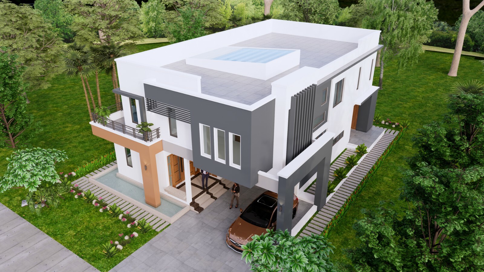 Small House Plan 11×15 M 36×49 Feet 5 Beds PDF Full Plan (A4 Hard Copy)