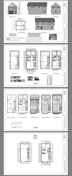 20×40 House — 2 Bedroom 1.5 Bath — 1,077 sq ft — PDF Floor Plan — Model 8A