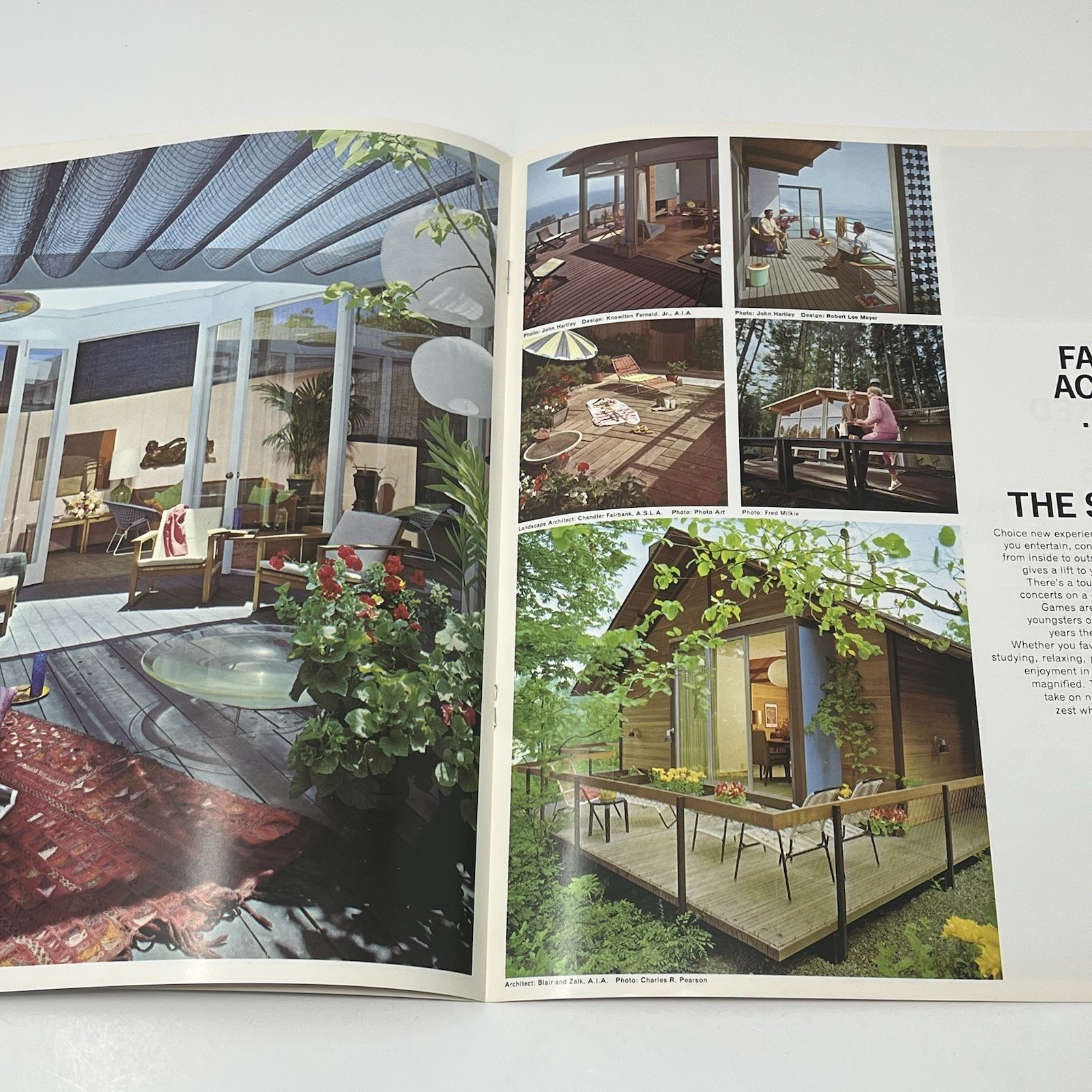 1960’s Western Wood Products Decks Home House Design Idea Dealer Brochure