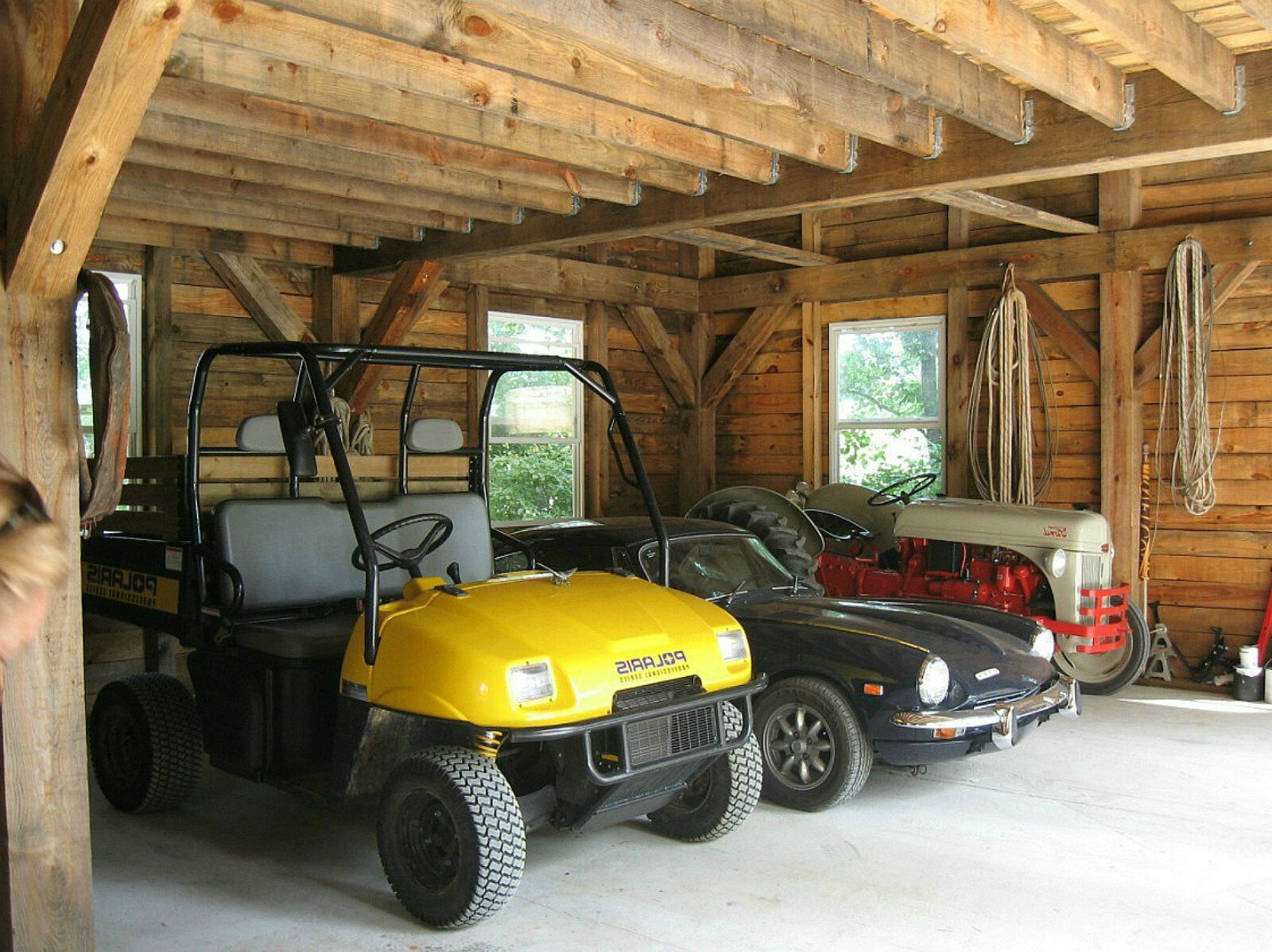 Woodberry Car Barn and Shop with Loft – 3 Complete Sets of Plans (eB-112×3)