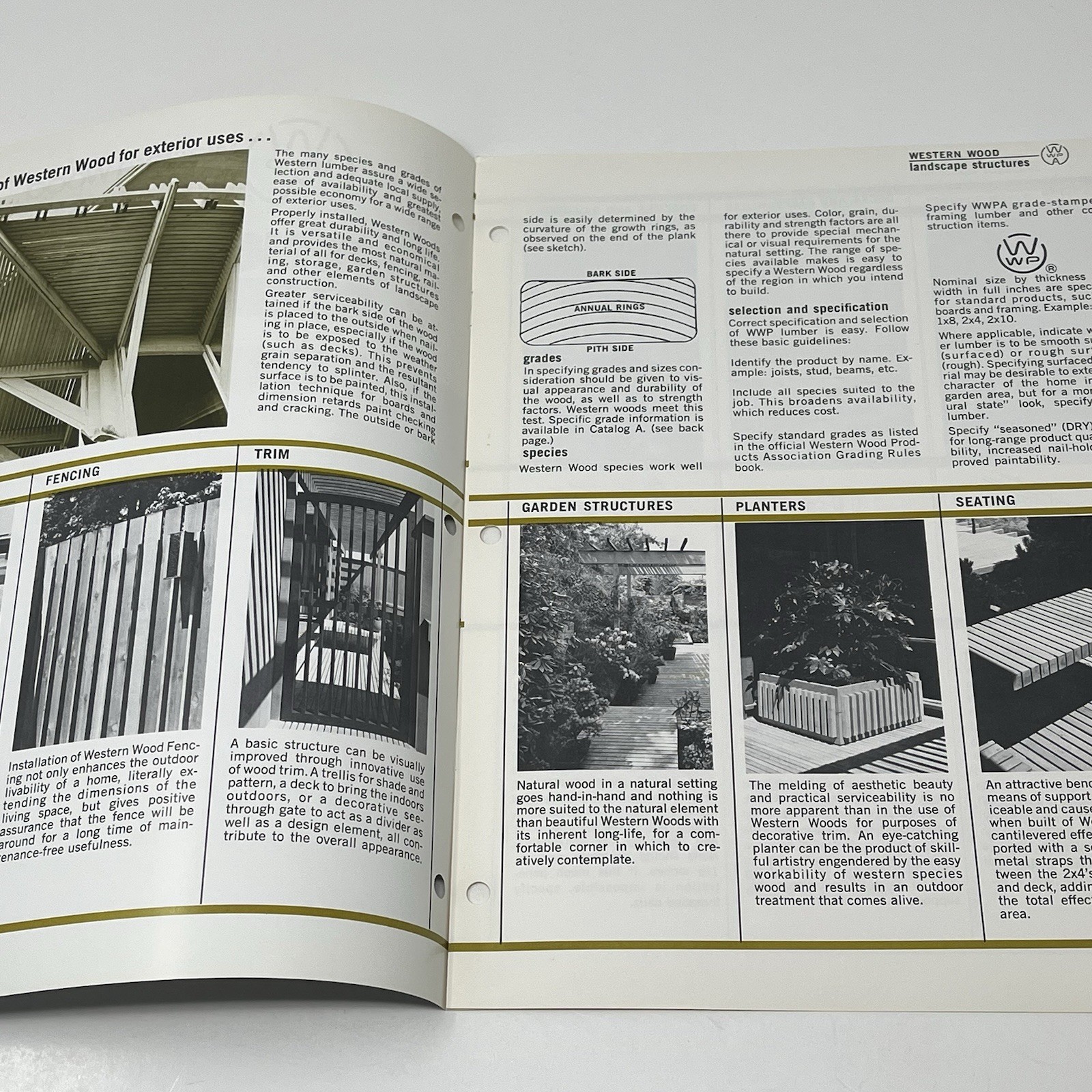 1960’s Western Wood Products Fencing Deck Storage House Design Dealer Brochure