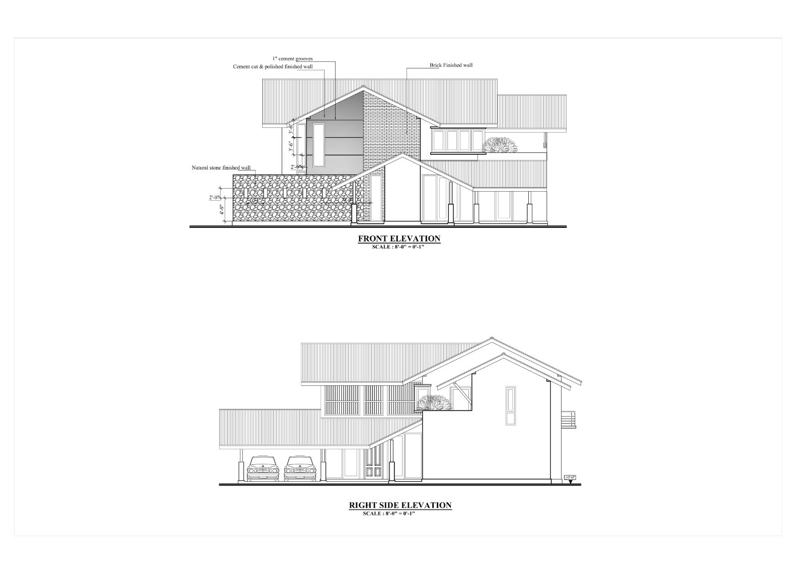 Modern House Plan 3D images DWG CAD File And PDF For Blueprint Plans