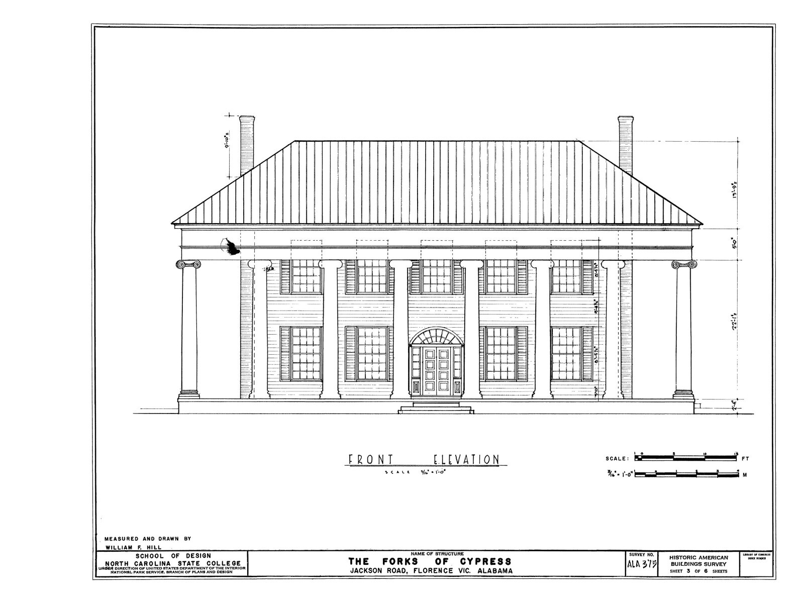 Architectural Home Plans, Historic Forks of Cypress Antebellum Mansion