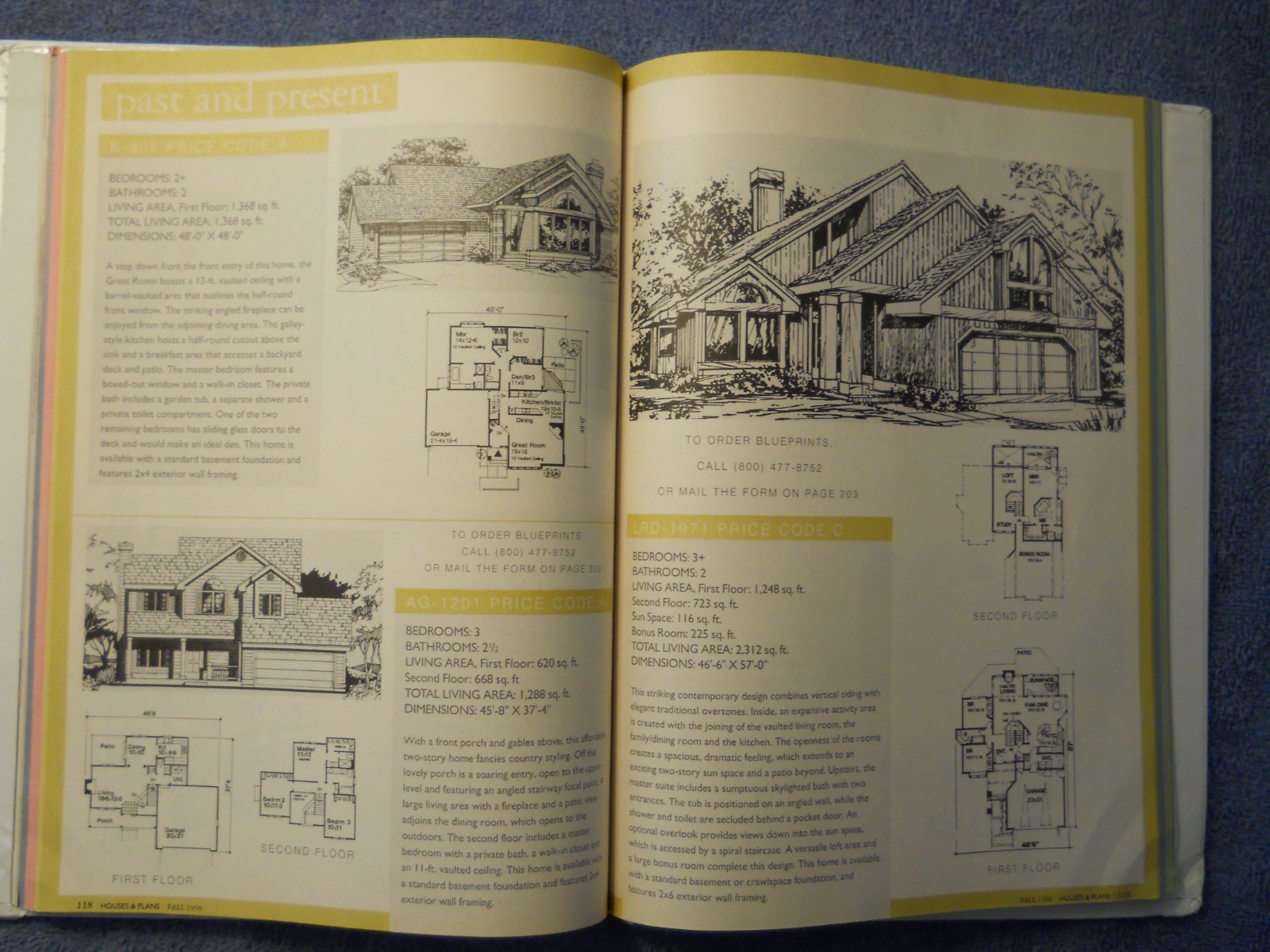 Group of publications for housing plans