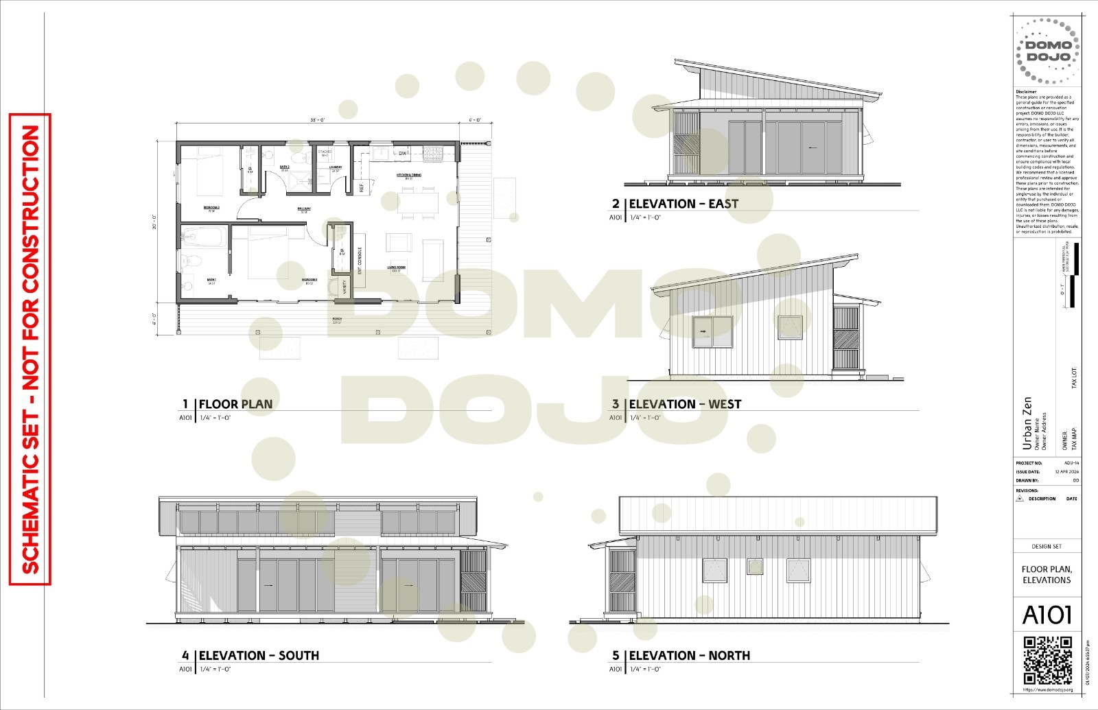 Urban Zen ADU Plans – PDF Downloadable Blueprint