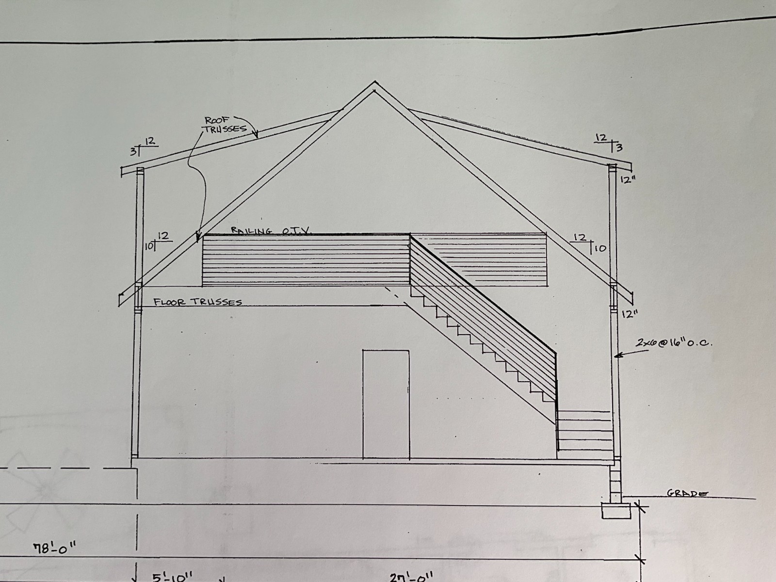 Modern Farmhouse House Plan 3 Bedroom & 2 .5Bathroom with loft