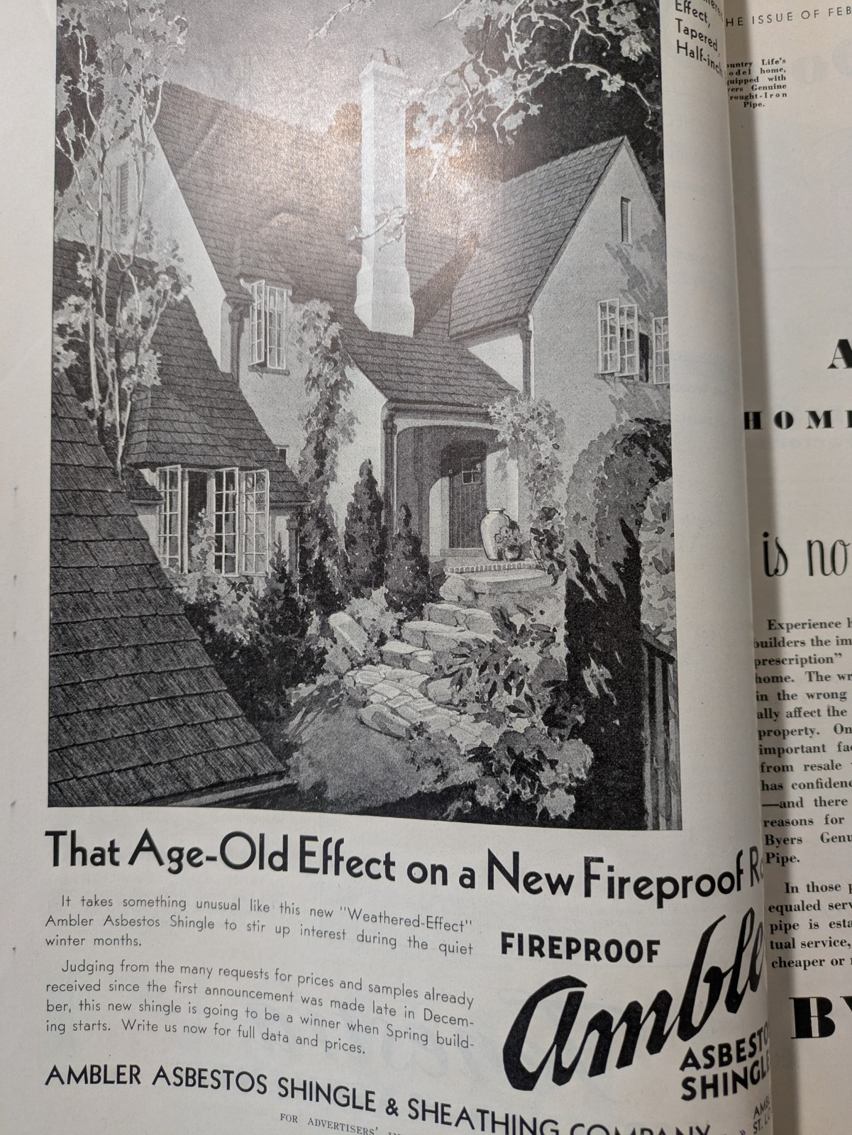 American Builder and Building Age (February 1931) home plans